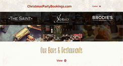 Desktop Screenshot of christmaspartybookings.com